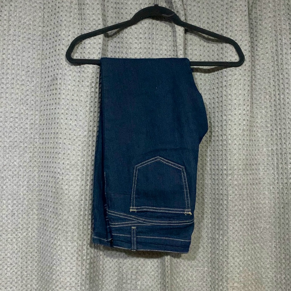 Denim jeans, Size 11, have Stretch to them.